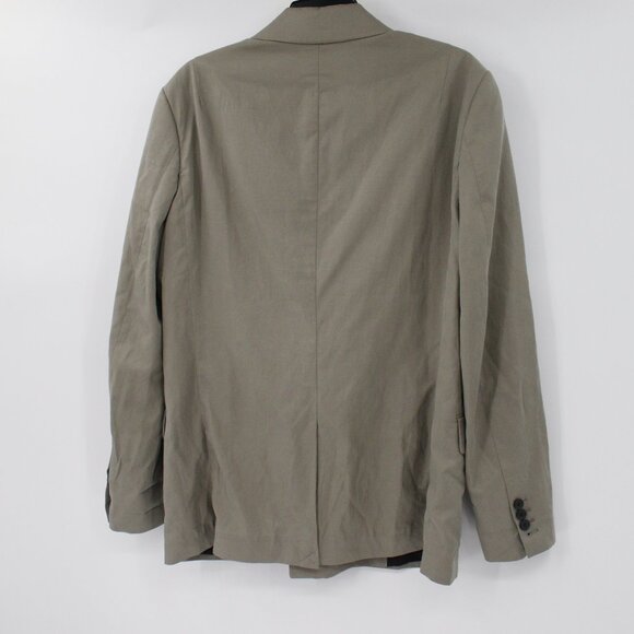 All Saints Blazer Mens 36 Ren Double Breasted Six Button Wool Blend peak lapel - Picture 4 of 14